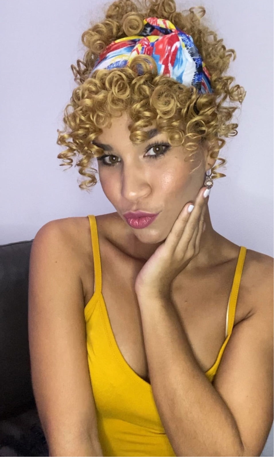 CURLY-CLIP INS (3 Set Blonde)