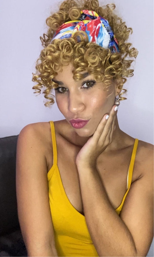 CURLY-CLIP INS (3 Set Blonde)